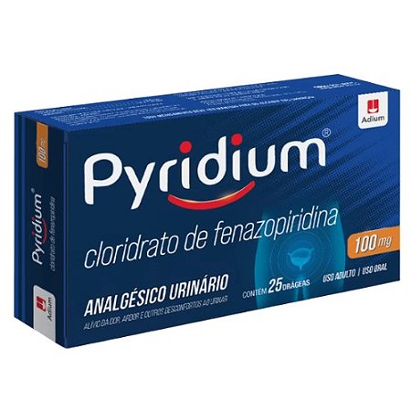 PYRIDIUM 100MG C/25 DRÁGEAS ( FENAZOPIRIDINA )