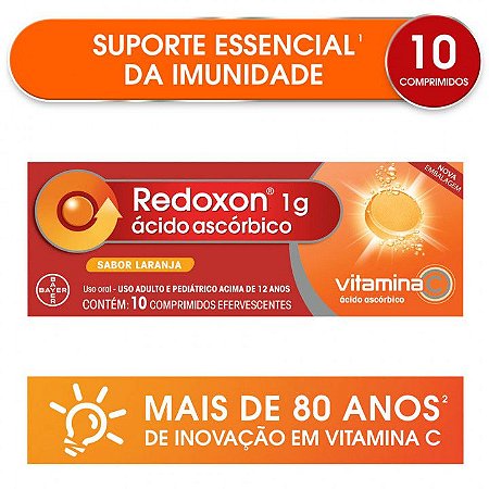 REDOXON 1G. C/10 COMP.EFEV. SB.LARANJA