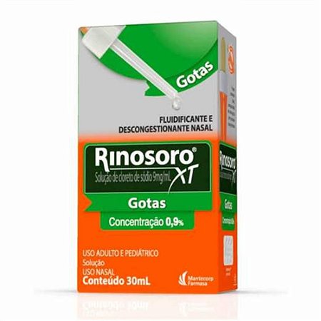 RINOSORO XT  0,9% GOTAS 30ML
