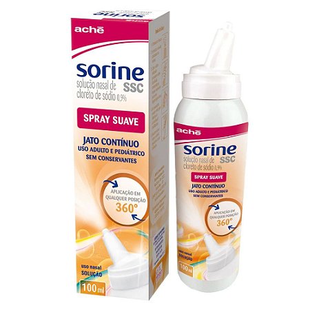 SORINE SSC SPRAY SUAVE JATO CONTINUO 360 100ML
