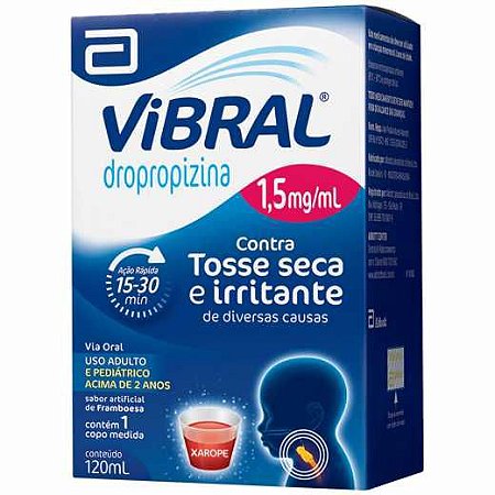 DROPROPIZINA VIBRAL 1,5MG/ML XAROPE 120ML