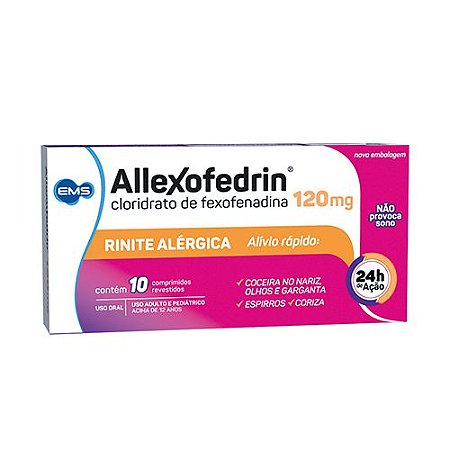 ALLEXOFEDRIN 120MG C/10 COMP.REVEST.
