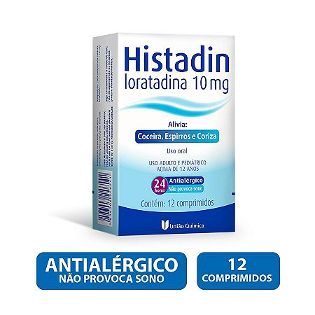 LORATADINA HISTADIN 10MG C/12 COMPRIMIDOS