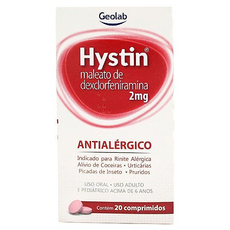 HYSTIN 2MG C/20 COMPRIMIDOS