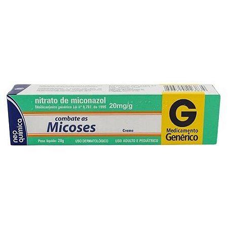 NITRATO MICONAZOL 20MG/G CREME 28G. (NEOQUÍMICA)