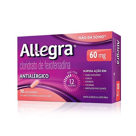 ALLEGRA 60MG C/10 COMP.REVEST. FEXOFENADINA