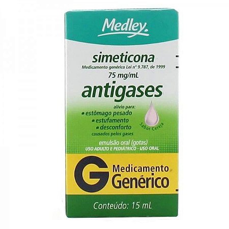 SIMETICONA 75MG/ML GOTAS SB.CEREJA (MEDLEY)