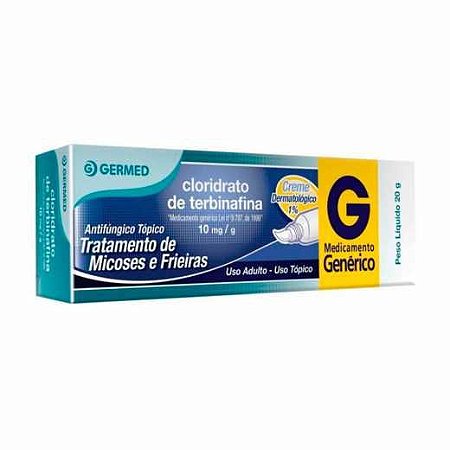 CLORIDRATO TERBINAFINA 10MG/G 20G. (GERMED)