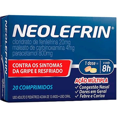 NEOLEFRIN NOITE C/20 COMPRIMIDOS