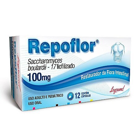 REPOFLOR 100MG C/12 CÁPS.DURAS