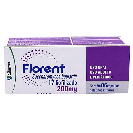 FLORENT 200MG C/6 CÁPSULAS DURAS