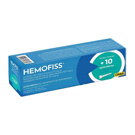 HEMOFISS POMADA 30G + 10 APLICADOR