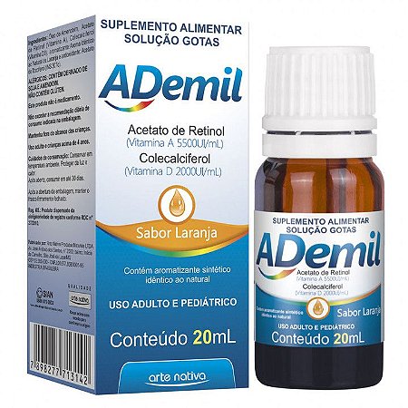 ADEMIL GOTAS C/20ML  SB.LARANJA