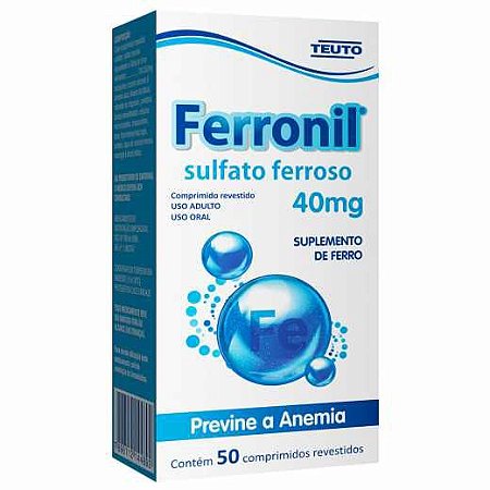 FERRONIL 40MG C/50 COMP.REVEST.