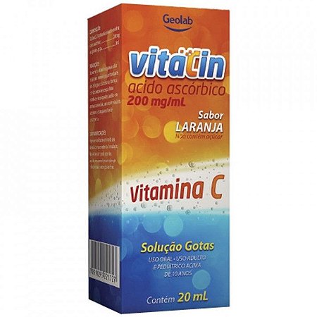 VITACIN 200MG/ML GOTAS C/20ML SB.LARANJA
