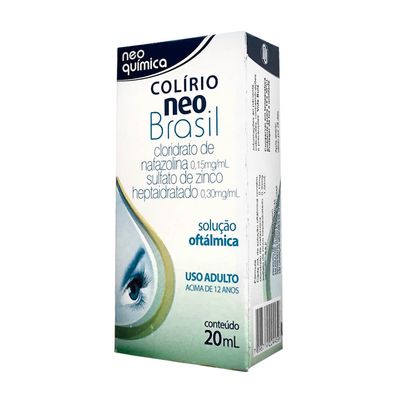 COLÍRIO NEO BRASIL SOLUÇÃO OFTÁLMICA 20ML