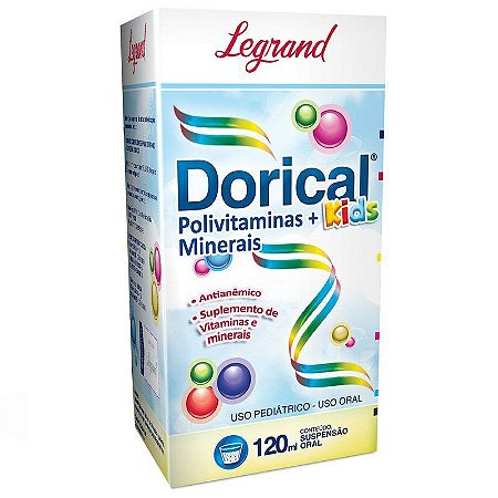 DORICAL KIDS POLIVITAMÍNICO E POLIMINERAIS 120ML