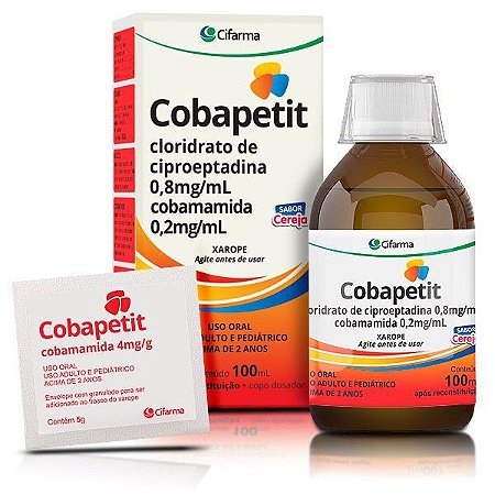 COBAPETIT XAROPE C/100ML SB.CEREJA