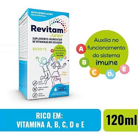 REVITAM JÚNIOR VITAMINA C/120ML SB.LARANJA