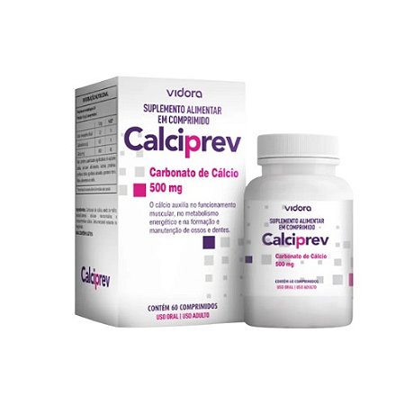 CALCIPREV 500MG C/60 COMPRIMIDOS CARBONATO CALCIO