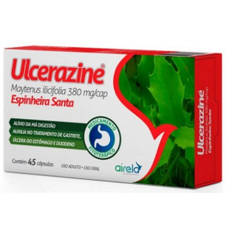 ULCERAZINE 380MG C/45 CÁPSULAS