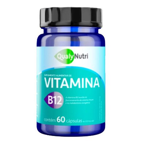 VITAMINA B12 QUALYNUTRI C/60 CÁPSULAS C/300MG CADA