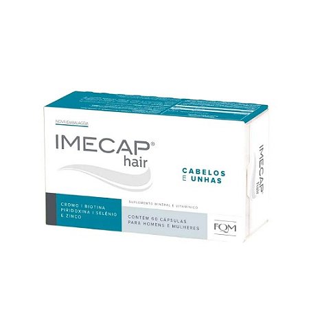 IMECAP HAIR CABELOS E UNHAS C/60 CÁPSULAS