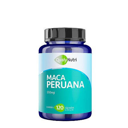 MACA PERUANA QUALYNUTRI 550MG C/120 CÁPSULAS