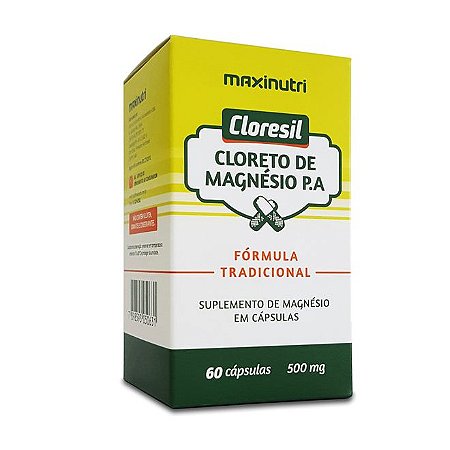 CLORESIL MAGNÉSIO P.A C/60 CÁPSULAS