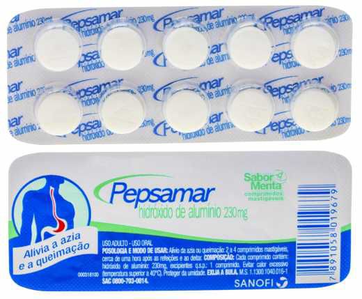 PEPSAMAR C/10 COMP.MASTIGÁVEIS SB.MENTA