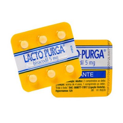 LACTO PURGA CARTELA C/6 COMP.REVEST. BISACODIL