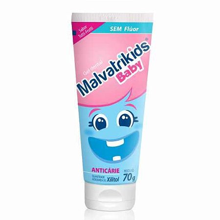 MALVATRIKIDS BABY 70G. GENTAL DENTAL INFANTIL S/FLÚOR SB.TUTTI-FRUTTI