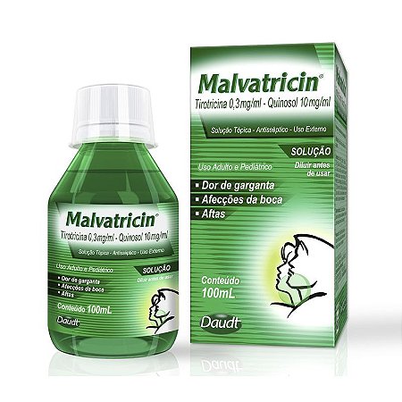 MALVATRICIN SOLUÇÃO 100ML