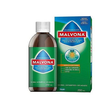 MALVONA SOLUÇÃO C/200ML
