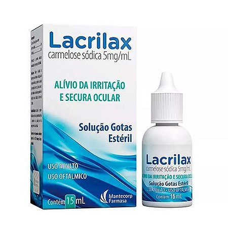 LACRILAX COLÍRIO SOL.GOTAS ESTÉRIL 15ML
