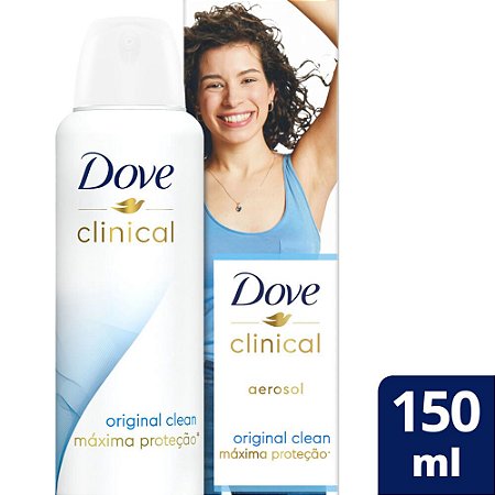 DOVE CLINICAL AEROSOL 150ML  - ORIGINAL CLEAN