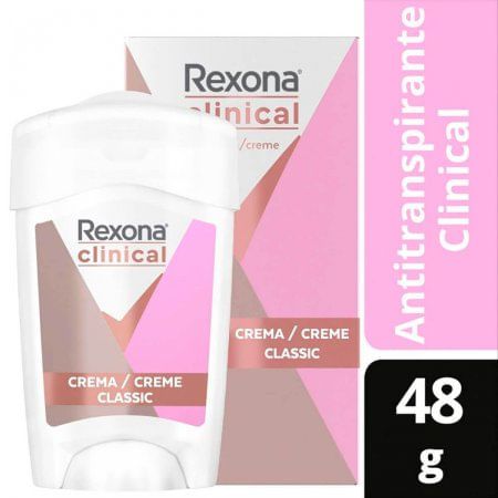 REXONA CLINICAL ANTITRANSPIRANTE CREME 48G. - CLASSIC