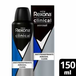 REXONA CLINICAL ANTITRANSPIRANTE AEROSOL 150ML - CLEAN