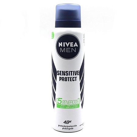 NIVEA MEN ANTITRANSPIRANTE AEROSOL 150ML - SENSITIVE PROTECT
