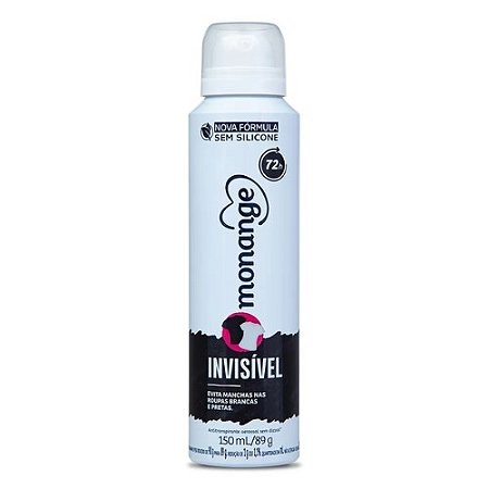 MONANGE AEROSOL ANTITRANSPIRANTE 150ML - INVISIVEL