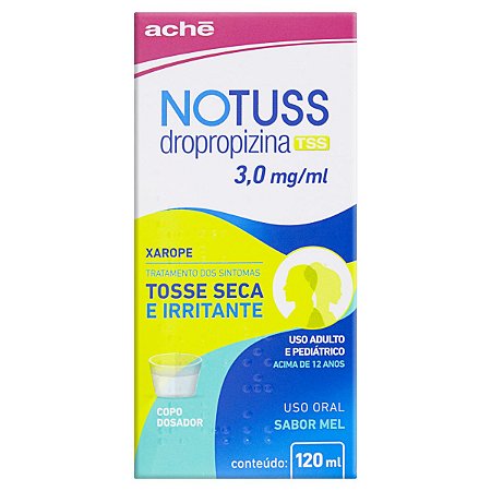 DROPROPIZINA NOTUSS 3MG/ML 120ML