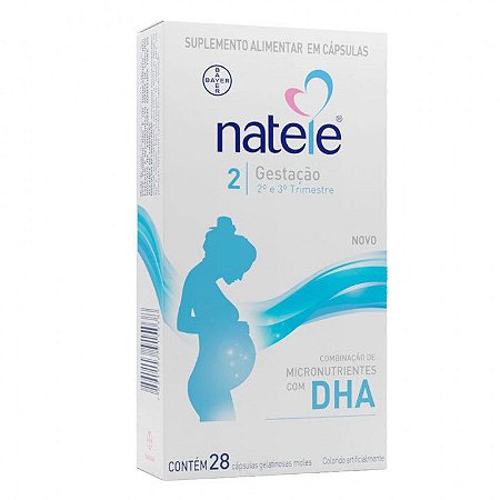 NATELE 2 GESTAÇÃO 2º E 3º TRISMESTRE C/28 CÁPS.GEL.MOLES