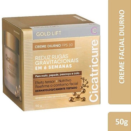 CICATRICURE GOLD LIFT CREME DIURNO FPS 30 C/50G