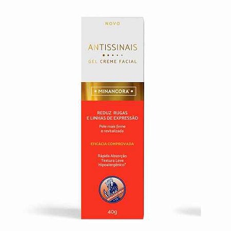 MINANCORA ANTISSINAIS GEL CREME FACIAL 40G.