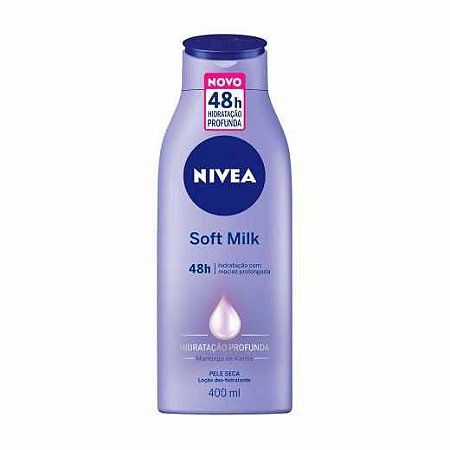 NIVEA LOÇÃO HIDRATANTE  400ML - SOFT MILK PELE SECA