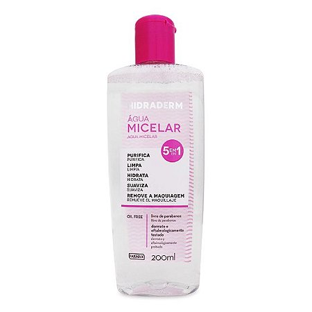 HIDRADERM ÁGUA MICELAR 5 EM1 200ML