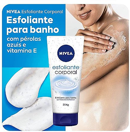 NIVEA ESFOLIANTE CORPORAL PARA BANHO 204G.