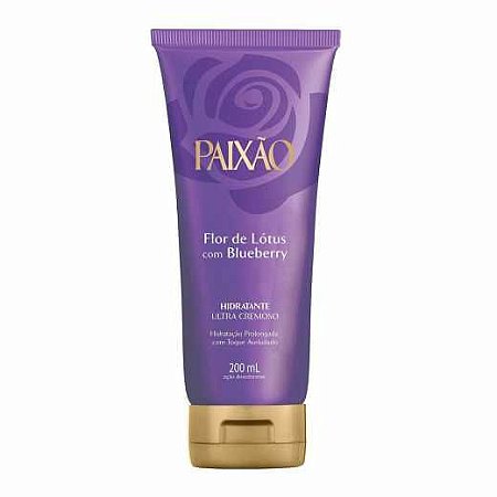 PAIXÃO HIDRATANTE ULTRACREMOSO FLOR DE LÓTUS C/BLUEBERRY 200ML