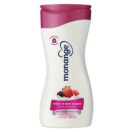 MONANGE HIDRATANTE CORPORAL 200ML - FRUTAS VERMELHAS