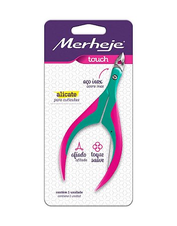 ALICATE PARA CUTÍCULAS MERHEJE TOUCH AFIADO